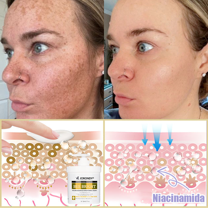 𝗝𝗼𝗿𝗼𝗻𝗱𝘆® Bee Bright Hautpflege-Creme gegen Hautalterung, Trockenheit, fahlen Teint und ungleichmäßigen Hautton – Für Gesicht und Körper geeignet