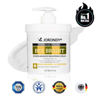 𝗝𝗼𝗿𝗼𝗻𝗱𝘆® Bee Bright Hautpflege-Creme gegen Hautalterung, Trockenheit, fahlen Teint und ungleichmäßigen Hautton – Für Gesicht und Körper geeignet