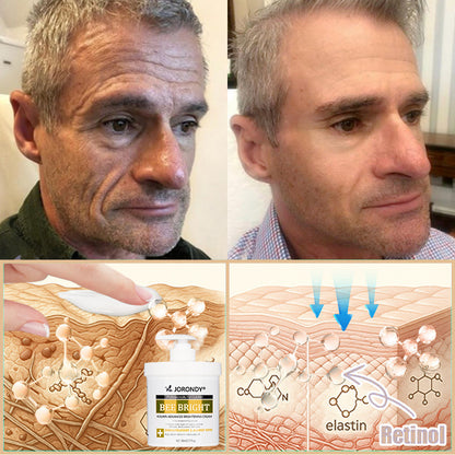 𝗝𝗼𝗿𝗼𝗻𝗱𝘆® Bee Bright Hautpflege-Creme gegen Hautalterung, Trockenheit, fahlen Teint und ungleichmäßigen Hautton – Für Gesicht und Körper geeignet
