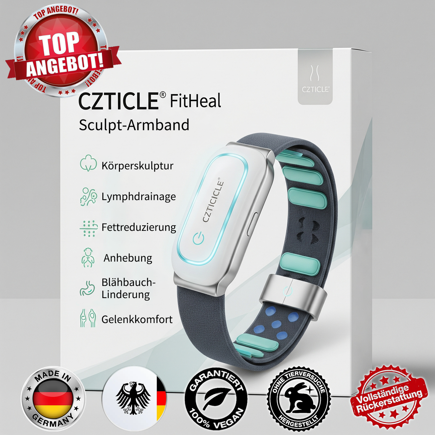 CZTICLE® FitHeal Sculpt-Armband