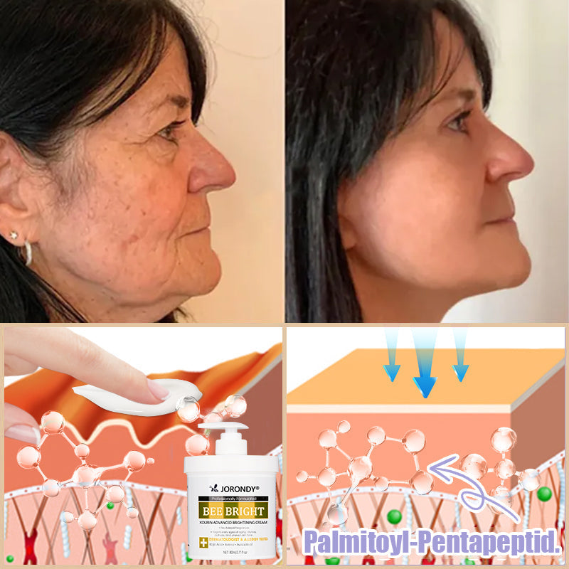 𝗝𝗼𝗿𝗼𝗻𝗱𝘆® Bee Bright Hautpflege-Creme gegen Hautalterung, Trockenheit, fahlen Teint und ungleichmäßigen Hautton – Für Gesicht und Körper geeignet