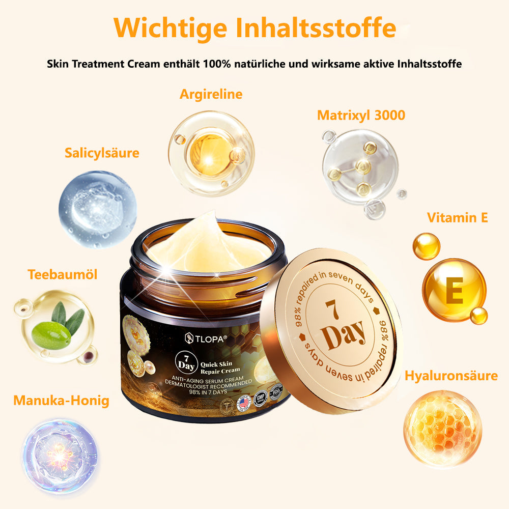 TLOPA® 7-Tage Multi-Effekt All-in-One Hautpflege-Creme (AAD Empfohlen)👨‍⚕️⭐