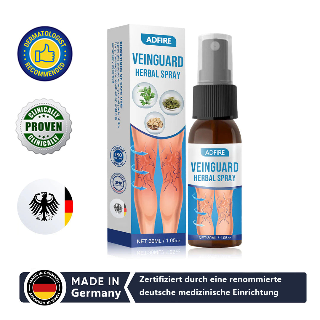 ADFIRE® VeinGuard Kräuterspray – „Krampfadern in nur 7 Tagen sichtbar reduzieren – ganz ohne OP“ Klinisch bestätigt. Von deutschen Anwender*innen getestet. 👉 Jetzt mit 180 Tagen Geld-zurück-Garantie risikofrei ausprobieren!