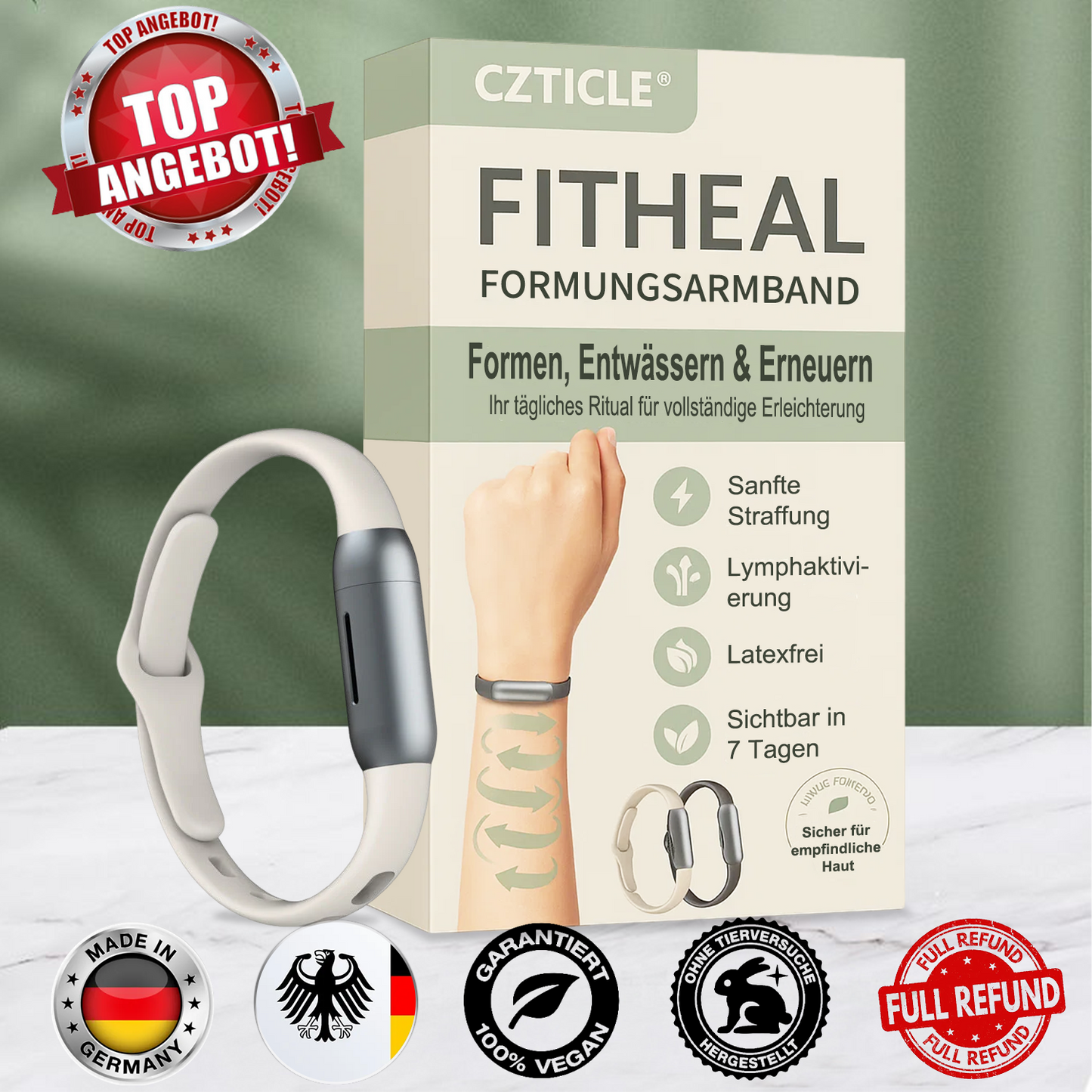CΖΤΙСLЕ® FіtНеаl Formungsarmband – Deine tägliche Detox-Routine fürs Handgelenk.